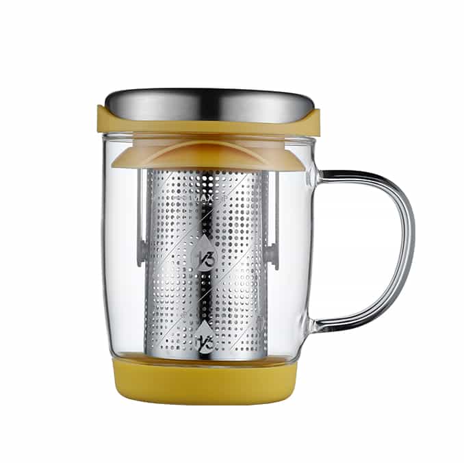 Glass Tea Cup with Filter Modern Touch Tradition & Innovation #69392001