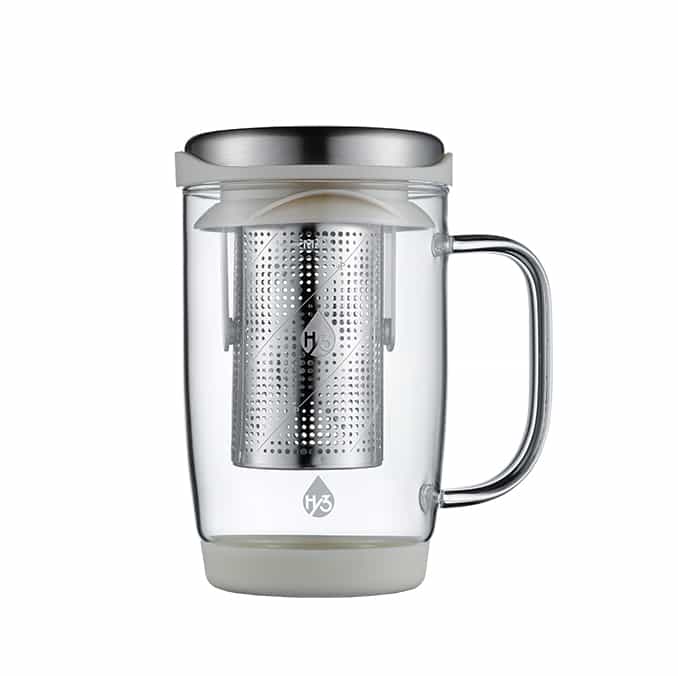 Glass Tea Cup with Filter Modern Touch Tradition & Innovation #69392001