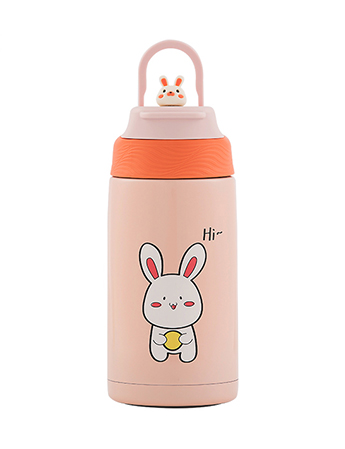 Kids Stainless Steel Insulated Water Bottle with Straw #69376003