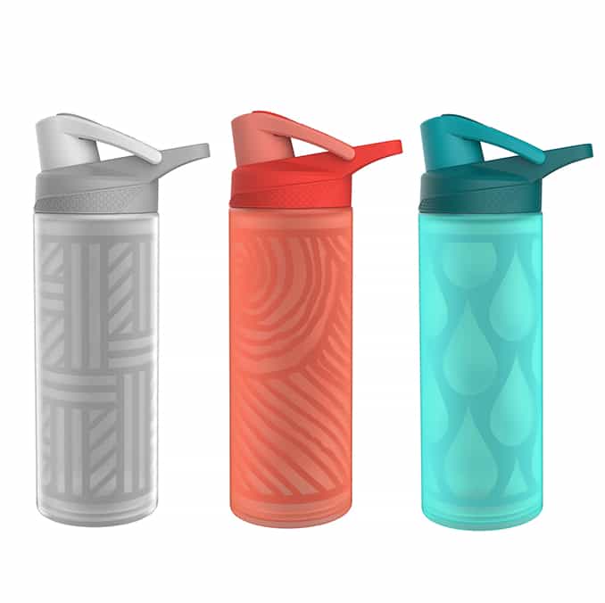 Best Glass Water Bottle with Silicone Sleeve #68786003