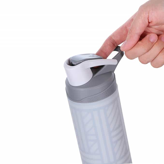 CAMLOCK Cool Glass Water Bottle with Silicone Sleeve #68786003
