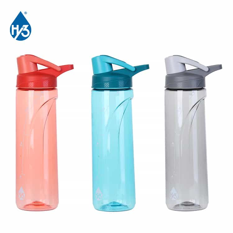 Tritan BPA-free Water Bottle Flip Top Wave Shape #68866002