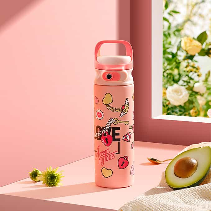 Insulated Stainless Steel Bottle A Brighter Day Quench Your Thirst, And Smile!#6907600201