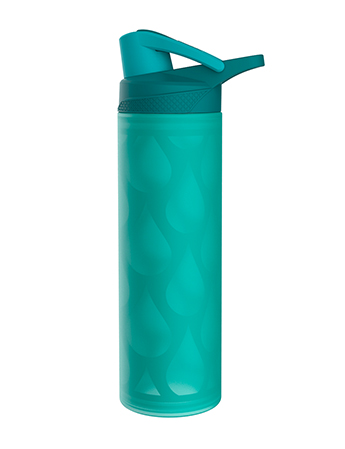 CAMLOCK Cool Glass Water Bottle with Silicone Sleeve #68786002