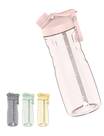 Dual-Lid Tritan Sports Water Bottles with Straw BPA-Free #69474002
