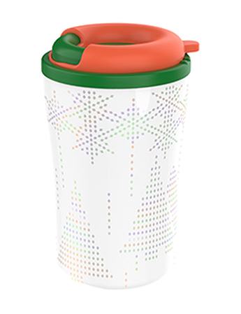 Holiday Iced Coffee Tumbler With Lid and Straw – Laidrey