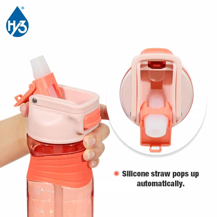 Tritan Pink Kids Water Bottle Speed Release #69436003