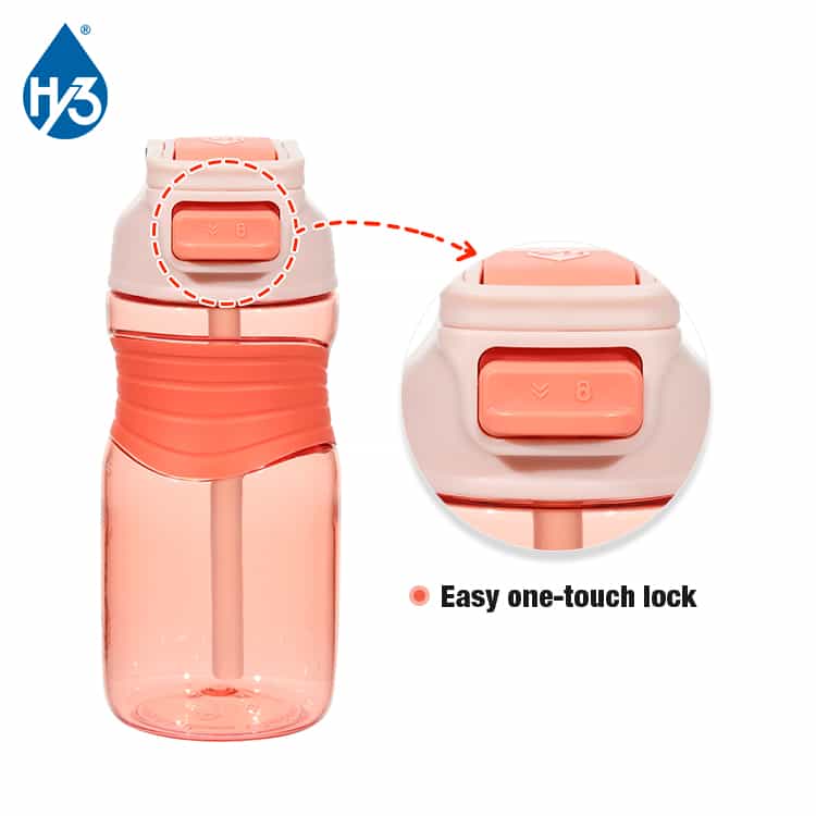 Tritan Pink Kids Water Bottle Speed Release #69436003