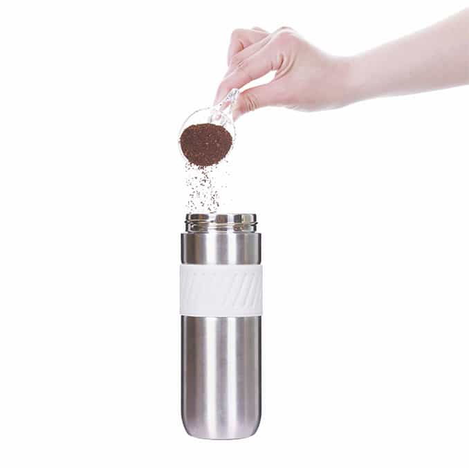 Double Wall Stainless Steel Travel French Press Coffee Maker #6885600201