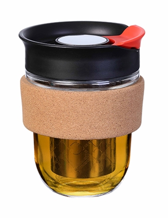 Reusable Coffee Cups Stainless Steel Filter & Cork Band #68682052