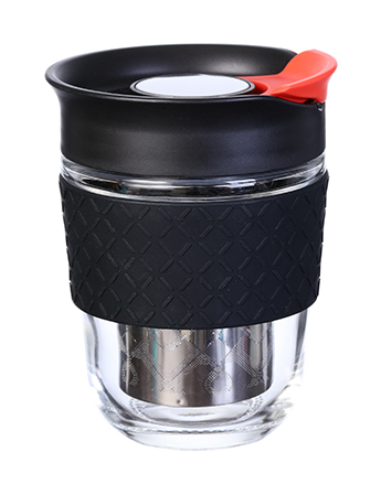 Reusable Coffee Cup with S/S Filter & Silicone Band #68682022