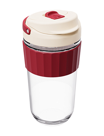 Glass Coffee Tumbler Two Options Lid #69551001